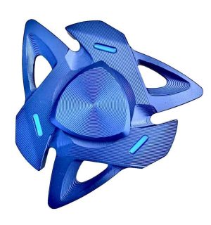 Hand Spinner Alta Performance Alumínio Blue Shark Light | Spinner Brinquedos Spinner