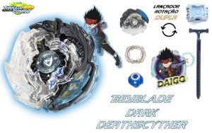 Killer Deathscyter C/Lançador Beyblader Daigo | Lançadores Brinquedos Lançadores