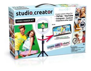 Maleta Kit Influencer Studio Creator – Divirta-Se | Kit Influencer Brinquedos Kit Influencer