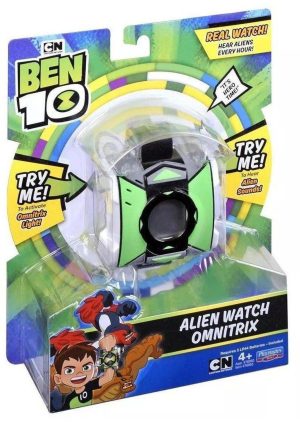 Omnitrix Ben 10 Relógio Digital Alien Com Luz E Sons | Relógio Brinquedos Relógio