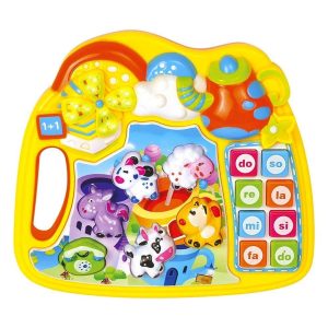 Piano Musical Infantil Músicas Suaves Alça Para Segurar E Luz E Joguinho | Instrumento Musical Brinquedos Instrumento Musical