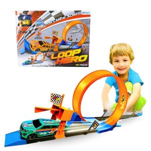 Pista De Carrinhos Brinquedo Infantil Looping Hotwheels Com Carrinho | Pistas e Autoramas Brinquedos Pistas e Autoramas