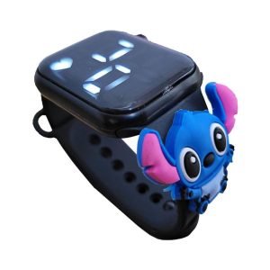 Relógio Digital Infantil Stitch Resistente À Água-Pr | Relógio Brinquedos Relógio