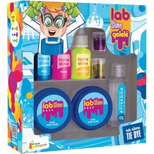 Slime Gelele Lab Slime Tie Dye – Lumo | Slime e Amoeba Brinquedos Slime e Amoeba