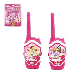 Walkie Talkie Glam Girls Na Cartela Wellkids | Walkie Talkie Brinquedos Walkie Talkie