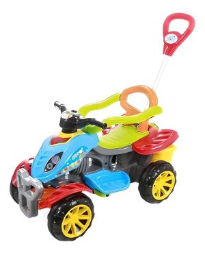 Carrinho Quadriciclo De Passeio Infantil Empurrador Pedal Criança Colorido Menina Menino | Mini Veículos Brinquedos Mini Veículos