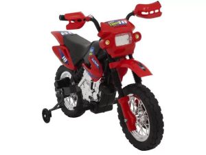 Moto Infantil Motinho Elétrica Vermelha 6V Brinquedo Menino | Mini Veículos Brinquedos Mini Veículos