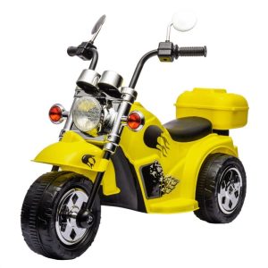 Motocicleta Infantil Elétrica Com Retrovisores Som Luz Bateria 6V | Mini Veículos Brinquedos Mini Veículos