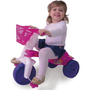 Triciclo Infantil Fofete Com Cestinha Com Pedal Tico Tico – 0766.5 | Mini Veículos Brinquedos Mini Veículos