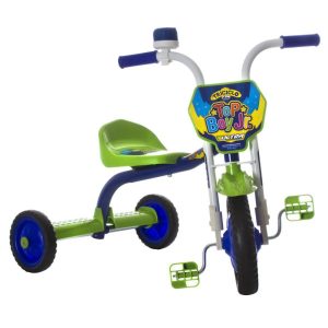 Triciclo Infantil Ultra Bike Top Boy Azul Com Verde | Mini Veículos Brinquedos Mini Veículos